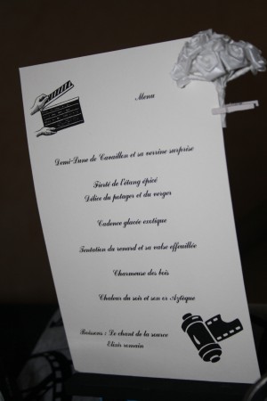 Le menu